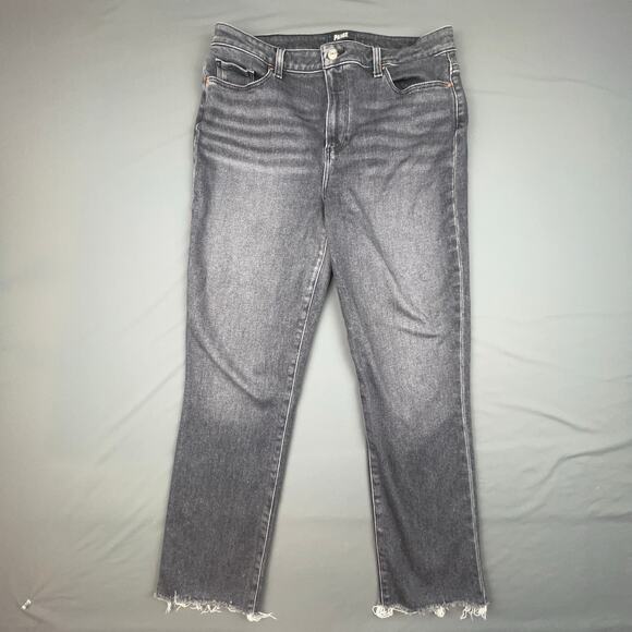 Paige Cindy Raw Hem Straight Jeans | Size 32 - Picture 1 of 10